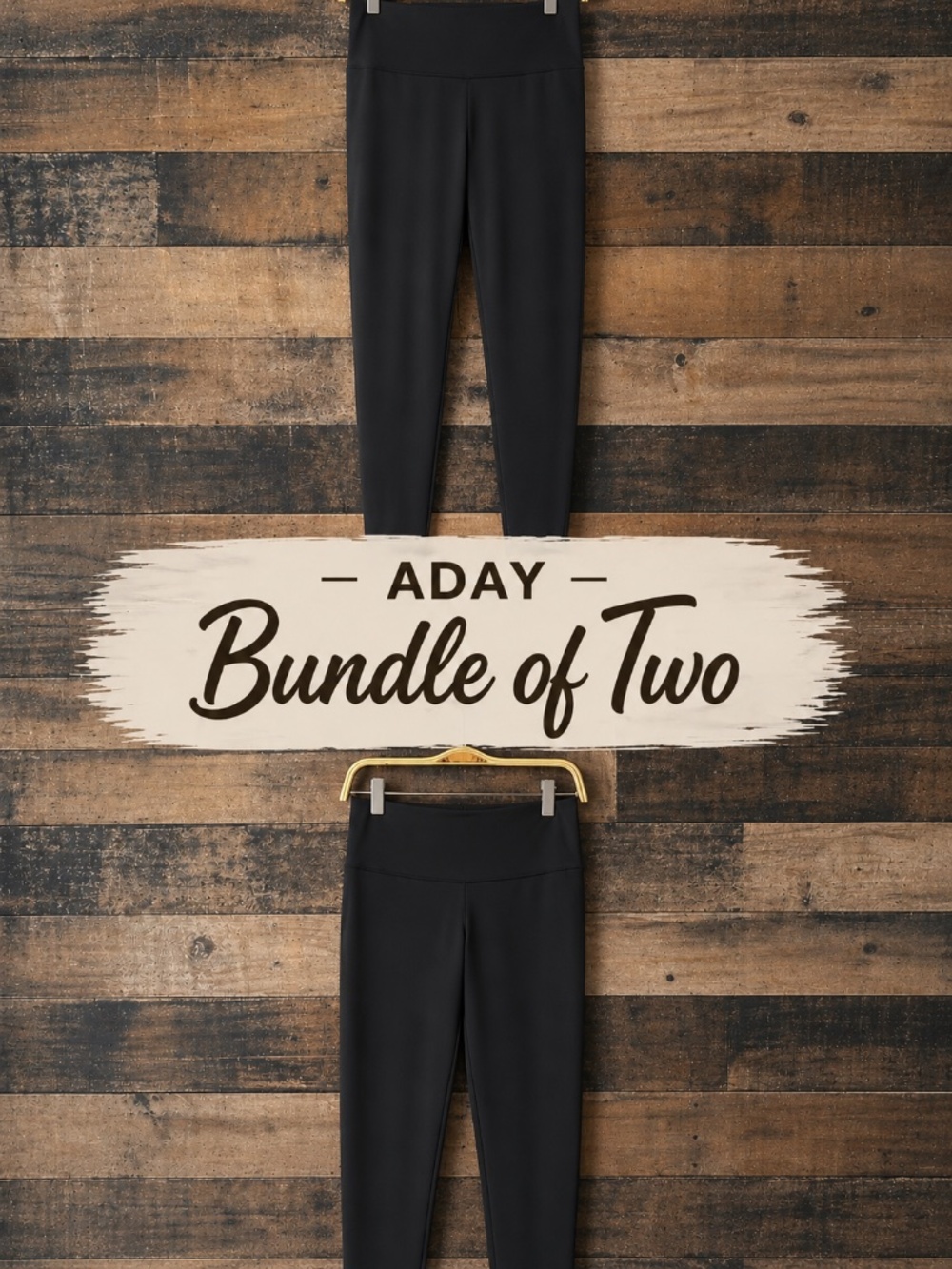 2-Pack ADAY Brakes On Leggings Pants Small | BLACK | EUC Capsule